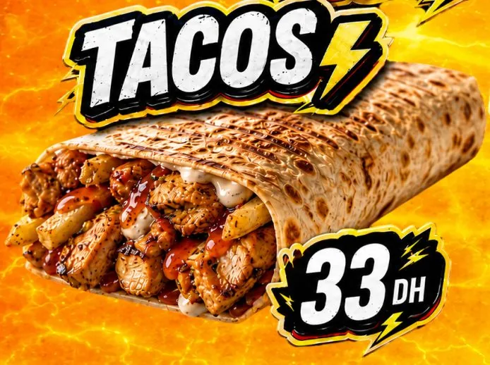 Tacos Poulet Rôti